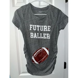 Motherhood Maternity “ future baller “ shirt